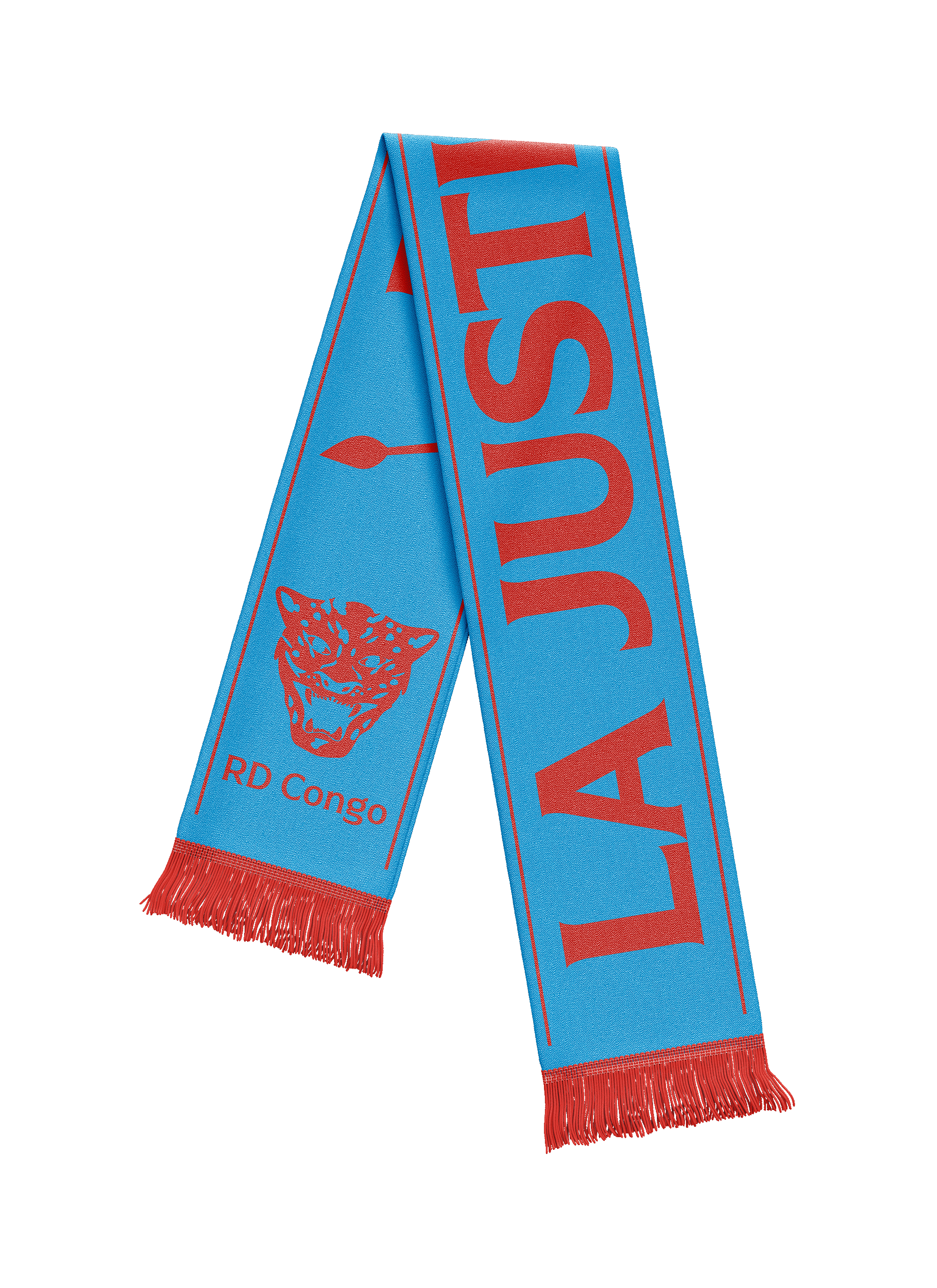 Écharpe football "LA JUSTICE DE DIEU" (Bleu)